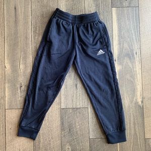 Adidas Youth Boys Navy Joggers Sweatpants Sz 8